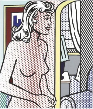 Roy Lichtenstein Painting - Desnudo en el apartamento Roy Lichtenstein